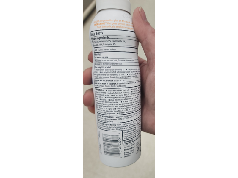 Eucerin Advanced Hydration Sunscreen, SPF 50, 6 oz/170 g