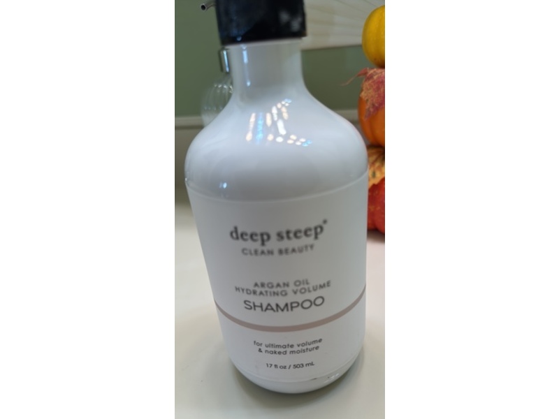 Deep Steep Clean Beauty Shampoo, Argan Oil Hydrating Volume, 17 fl oz/503 mL