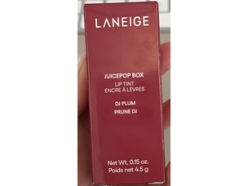 Laneige JuicePop Box Lip Tint, DJ Plum, 0.15 fl oz/4.5 g