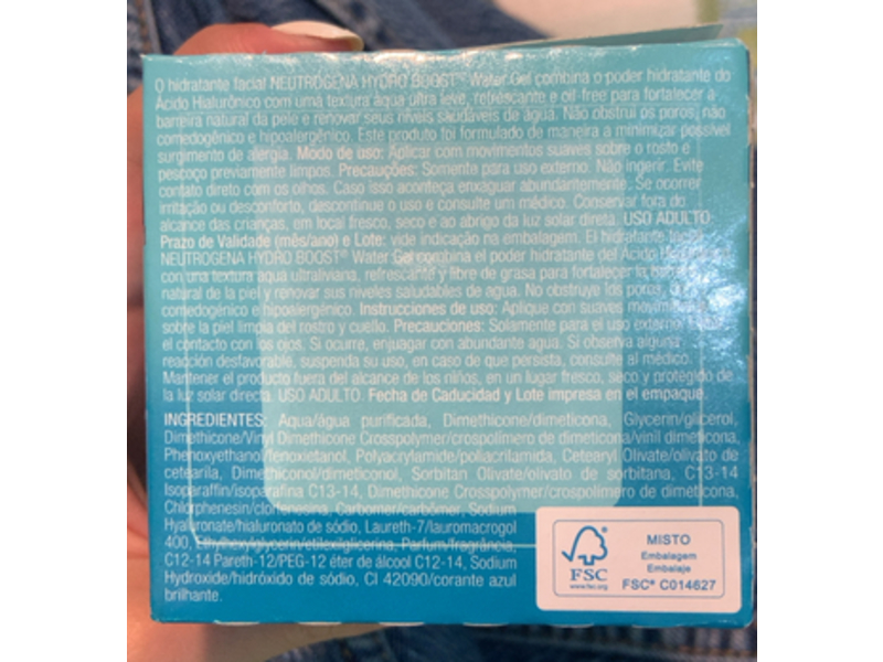 Neutrogena Hydro Boost Water Gel, 50 g