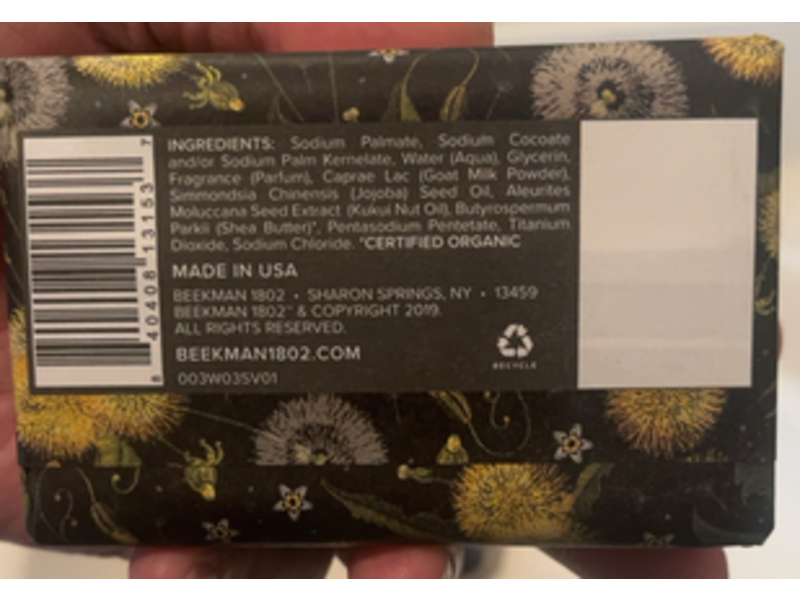 Beekman 1802 Goat Milk Soap, Morning Mist, 9 oz/255 g