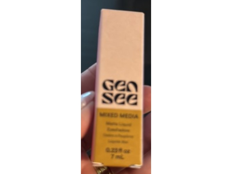 Gen See Mixed Media Matte Liquid Eyeshadow, Linen 04, 0.23 fl oz/7 mL