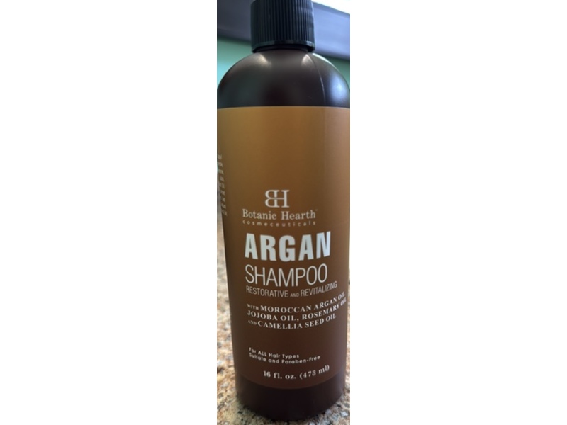 Botanic Hearth Shampoo, Argan Oil, 16 fl oz/473 mL