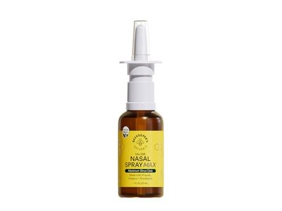 Beekeeper's Naturals Saline Nasal Spray Max, Propolis, Oregano + Eucalyptus, 1 fl oz/30 mL