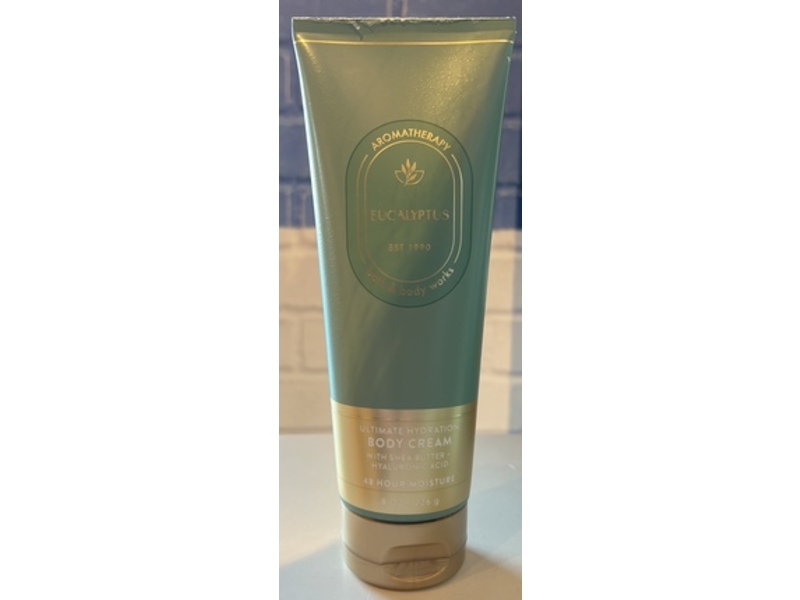 Bath & Body Works Eucalyptus Aromatherapy Body Cream, 8 oz/226 g