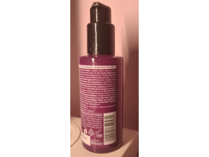 Schwarkopf Gliss Full Hair Wonder Lengths Filler, Haptiq & Caffeine Medium Care, 100 mL