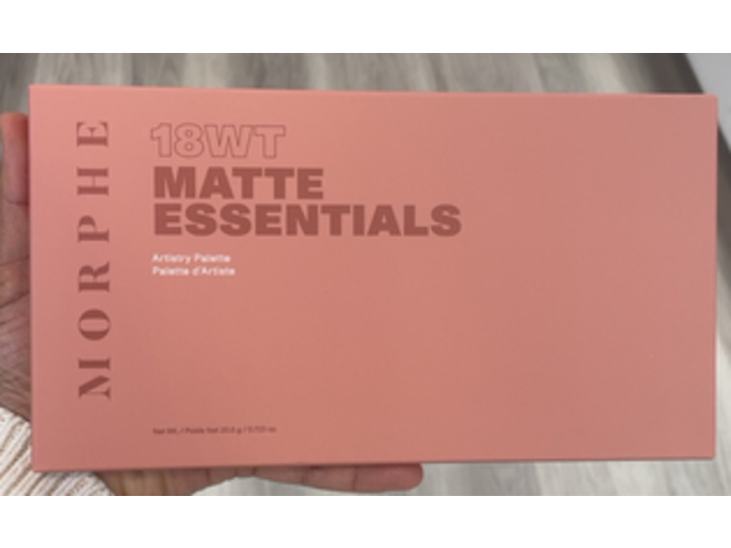 MORPHE Matte Essentials Artistry Palette, 18WT Warm, 0.723 oz/20.5 g