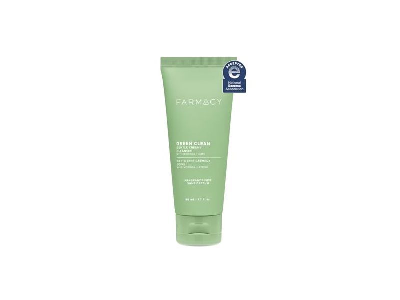 Farmacy Gentle Clean Creamy Cleanser, Moringa + Oats, 1.7 fl oz/50 mL
