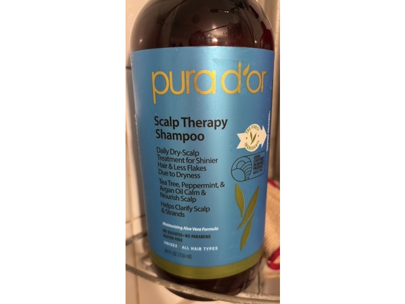 Pura D'or Scalp Therapy Shampoo, 24 fl oz/709 mL