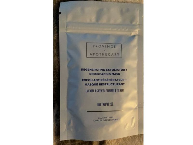 Province Apothecary Regenerating Exfoliator + Resurfacing Mask, Lavender & Green Tea, 2 oz/60 g