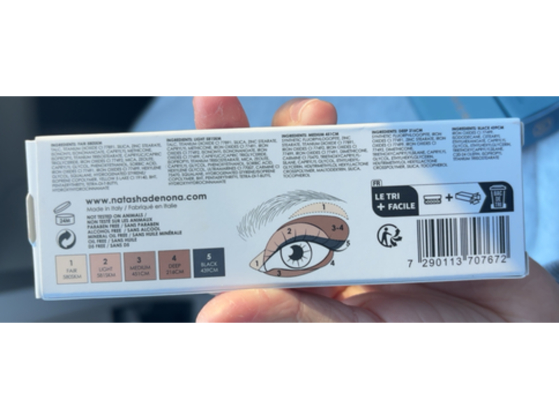 Natasha Denona Mini Eye Sculpt Eyeshadow Palette, 0.028 oz/0.8 g