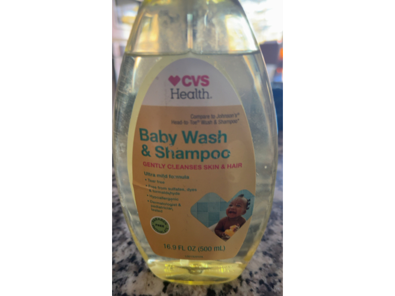 CVS Health Baby Wash & Shampoo, 16.9 fl oz/500 mL