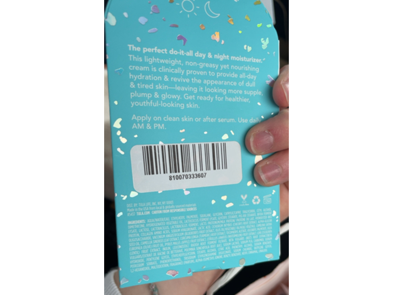 Tula Skin Care Hydrating Day & Night Cream, 0.5 oz/14 g