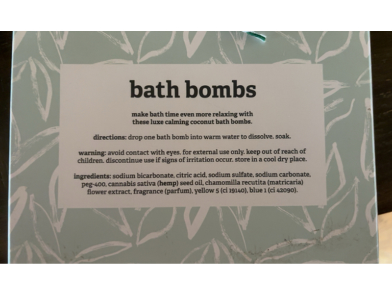 theraWell Bath Bombs, Calming Coconut, 0.88 oz/25 g, 10 Count