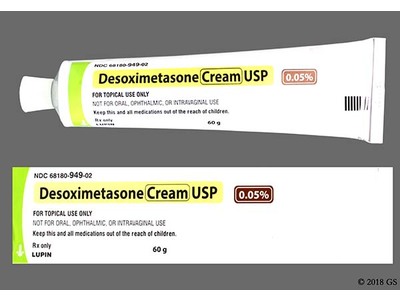 Desoximetasone Cream USP 0.05%, 60 g, Lupin Limited Pharmaceutical Company (RX)