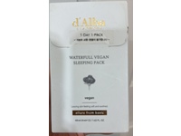 d'alba Waterfull Vegan Sleeping Pack, 0.13 fl oz/4 mL, 12 Count - thumbnail 2