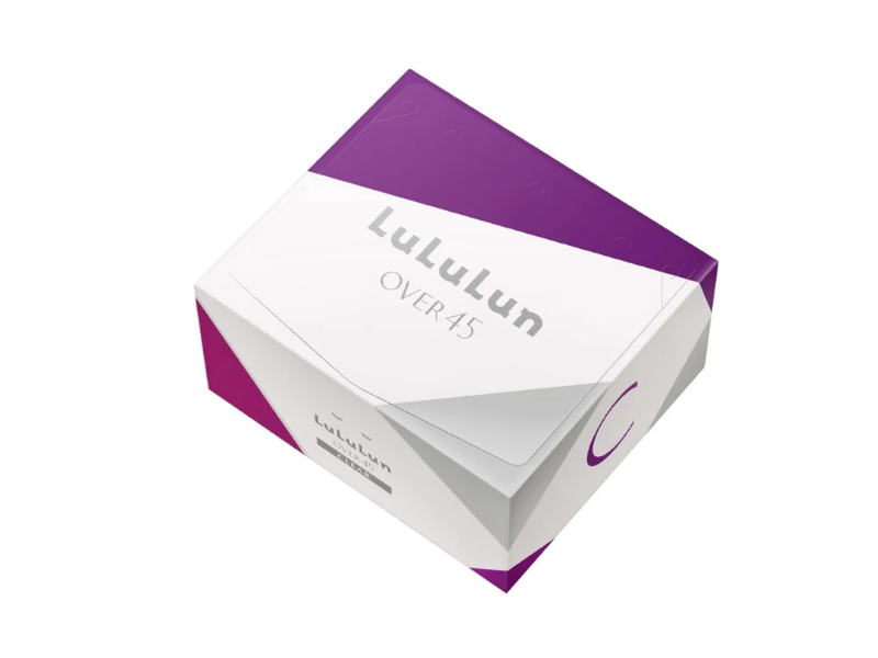 LuLuLun Over45 Face Mask, Clear (Iris Blue), 17.8 fl oz/520 mL, 32 Count