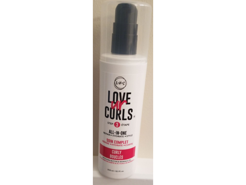 LUS Love Ur Curls All-In-One, Curly, 8.5 fl oz/250 mL