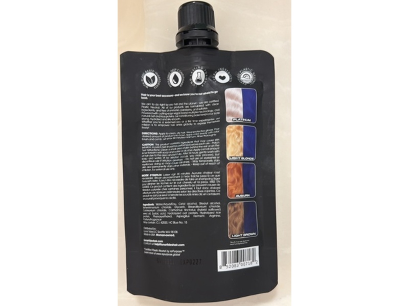 Lunar Tides Semi-Permanent Hair Color, Blue Velvet, 4 fl oz/118 mL