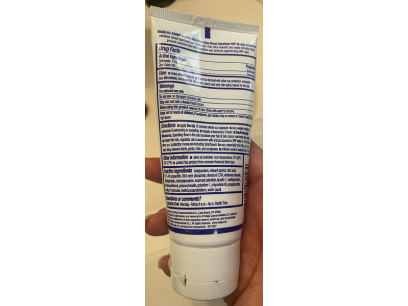 Obagi Nu-Derm Sunscreen Lotion, SPF 35, 3 oz/85 g