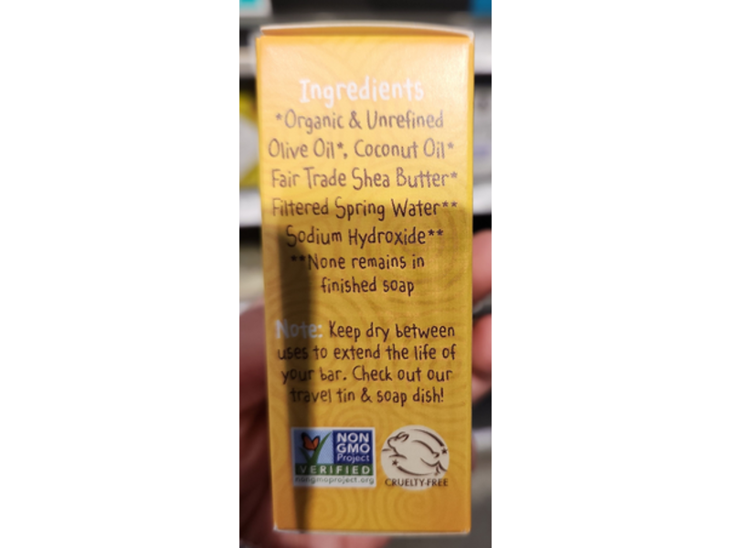 Booda Butter Suds Of Love Moisturizing Soap, Organic Oils, 3.8 oz/108 g