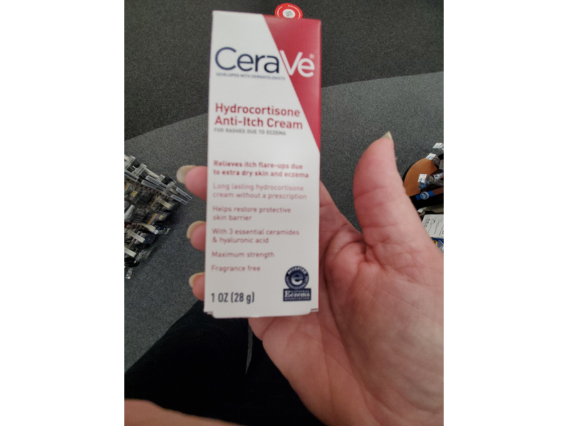 Cerave Hydrocortisone Anti-Itch Cream, 1 oz/28 g