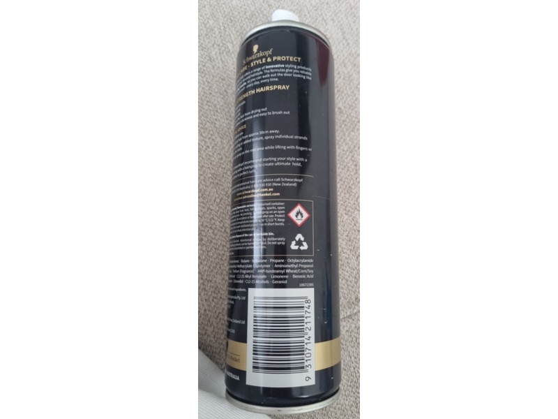 Schwarzkopf Extra Care Keratin Strength Hairspray, 250 g