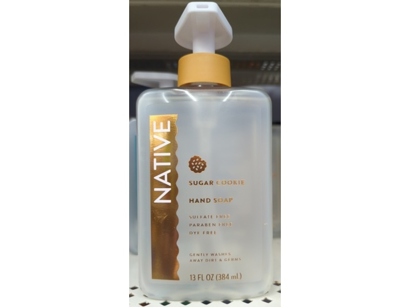 Native Gentle Hand Soap, Sugar Cookie, 13 fl oz/384 mL