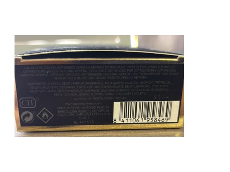 Good Girl Carolina Herrera Eau De Parfum Natural Spray, 0.68 fl oz/20 mL, 3 Count