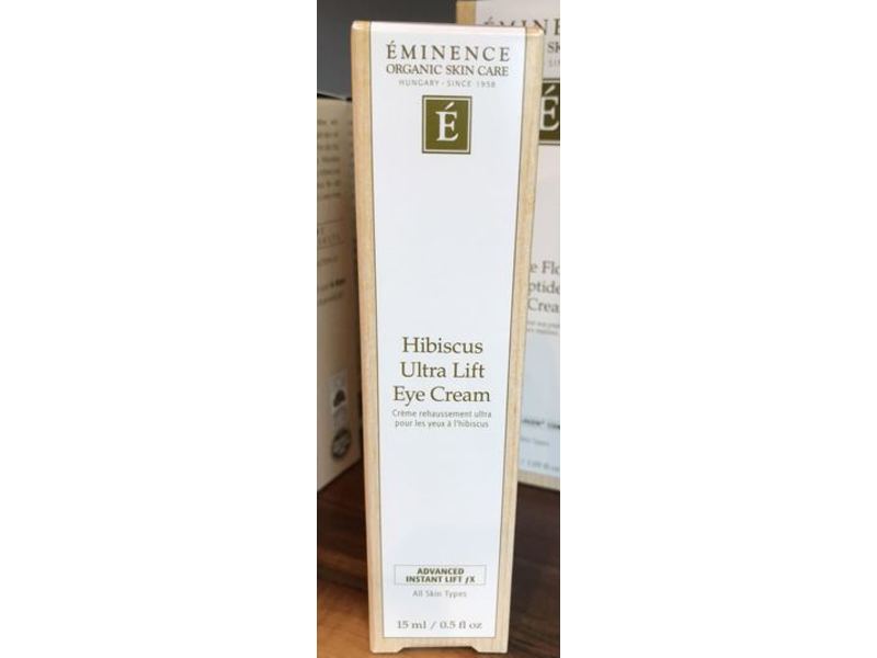Eminence Organic Skincare Hibiscus Ultra Lift Eye Cream, 0.5 fl oz/15 mL
