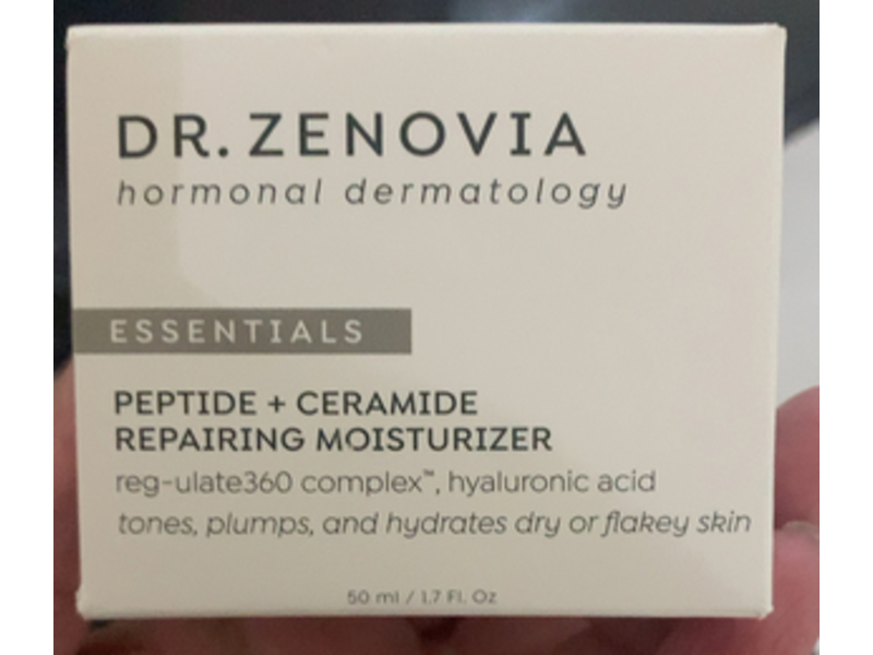 Dr. Zenovia Peptide + Ceramide Repairing Moisturizer, Essentials, 1.7 fl oz/50 mL
