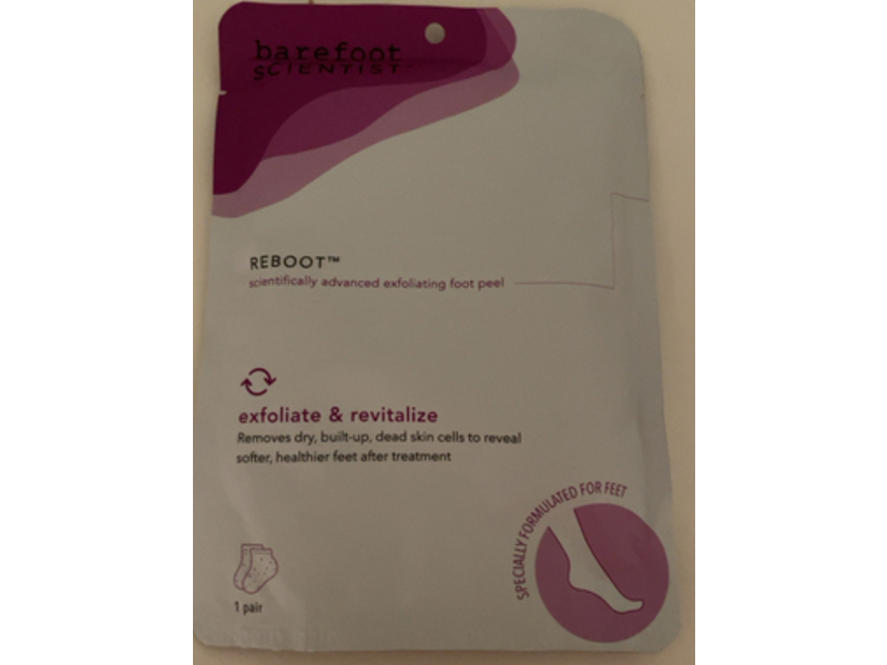 Barefoot Scientist Scientifically Advanced Exfoliating Foot Peel, Exfoliate & Revitalize, 1 Pair