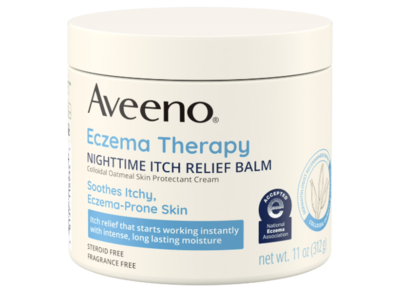Aveeno Eczema Therapy Nighttime Itch Relief Cream, 11 oz/312 g