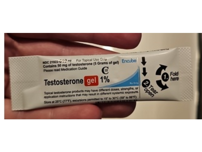Testoterone Gel 1%, 5 g, Encube (Rx)