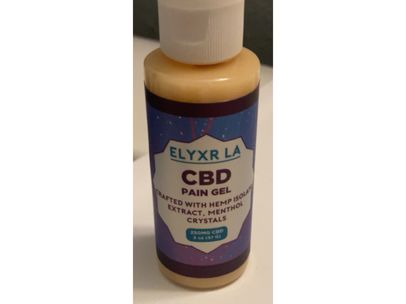 Elyxr La Cbd Pain Gel, 2 fl oz/57 g