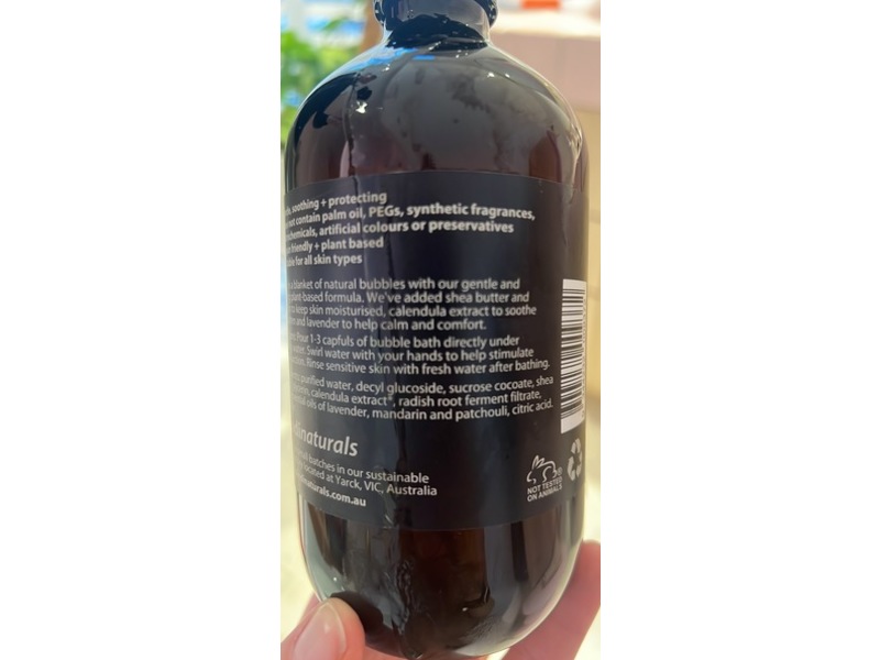 Dindinaturals Bubble Bath, Relaxing, 500 mL