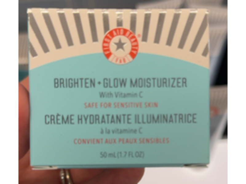 First Aid Beauty Brighten + Glow Moisturizer, Vitamin C, 1.7 fl oz/50 mL