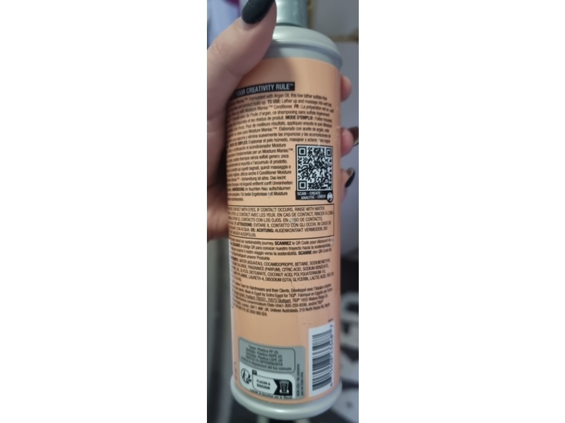 Tigi Bed Head Moisture Maniac Shampoo, 13.53 fl oz/400 mL