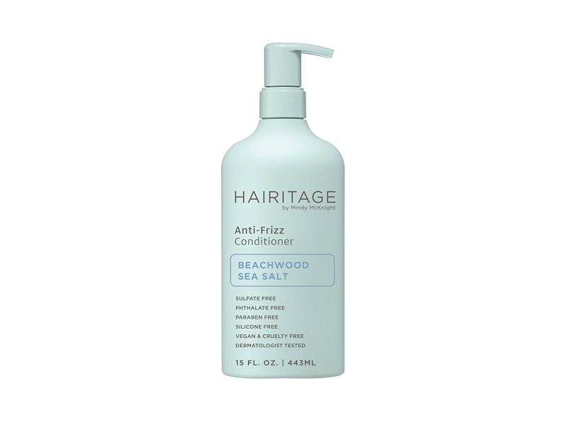 Hairitage Anti-Frizz Conditioner, Beachwood Sea Salt, 15 fl oz/443 mL