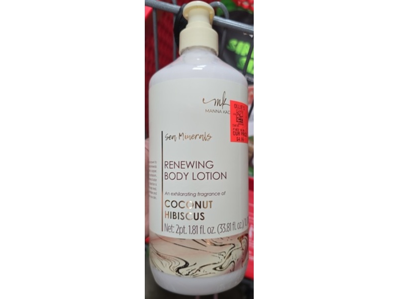 Mk Sea Minerals Renewing Body Lotion, Coconut & Hibiscus, 33 oz/1 L