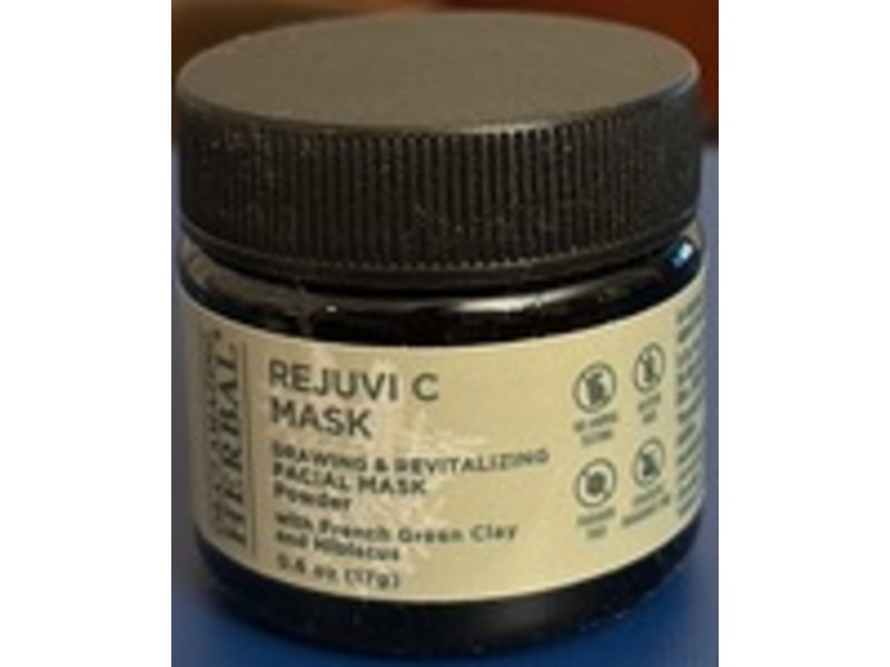 Ora's Amazing Herbal Drawing & Revitalizing Facial Mask, French Green Clay & Hibiscus, 0.6 oz/17 g