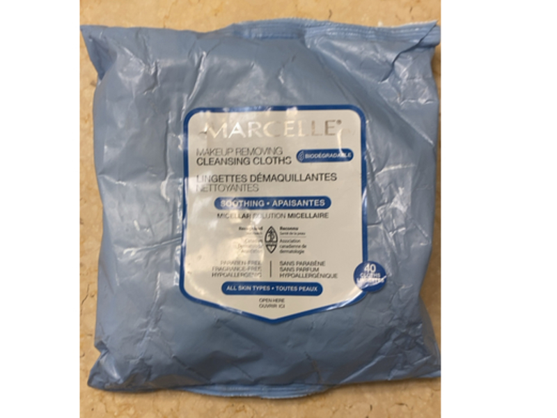 Marcelle Makeup Removing Cleansing Cloths, 40 Count