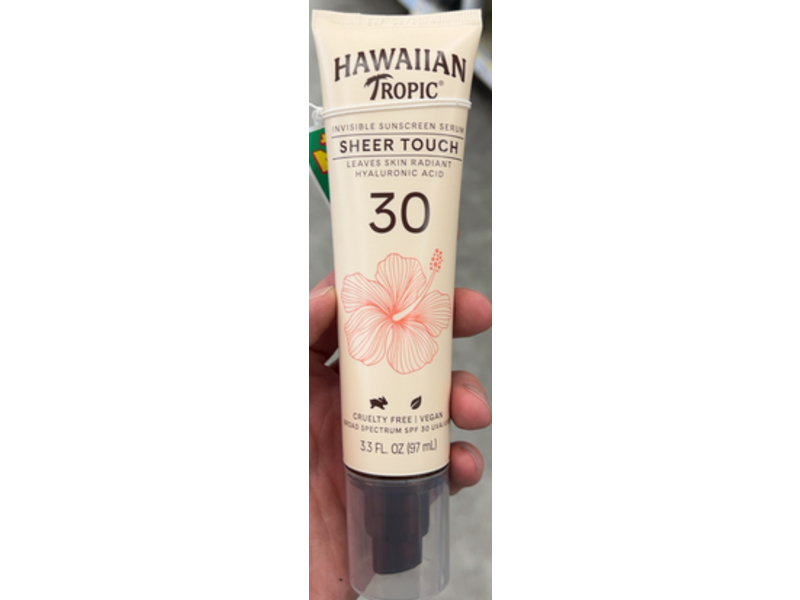 Hawaiian Tropic Sheer Touch Invisible Body Serum, SPF 30, 3.3 oz/97 mL