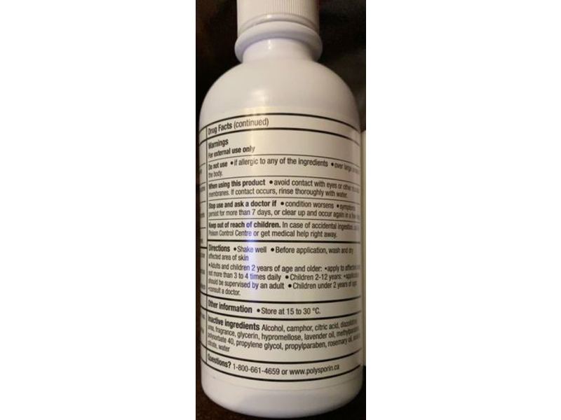 Polysporin Itch Relief Lotion, 177 mL
