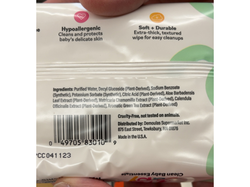 Market Basket Baby Clean Essentials, 64 Counts