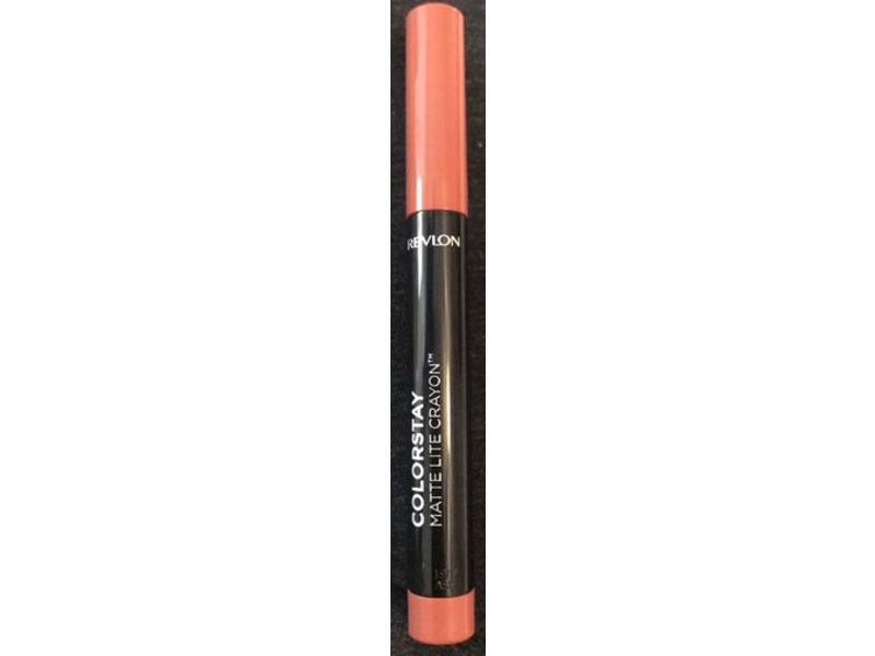 Revlon Colorstay Matte Lite Crayon Lipstick, Tread Lightly, 0.49 oz