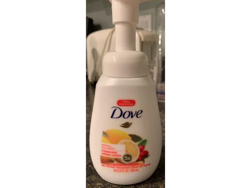 Dove Foaming Hand Wash, Lemon & Goji Berry, 6.8 fl oz/200 mL