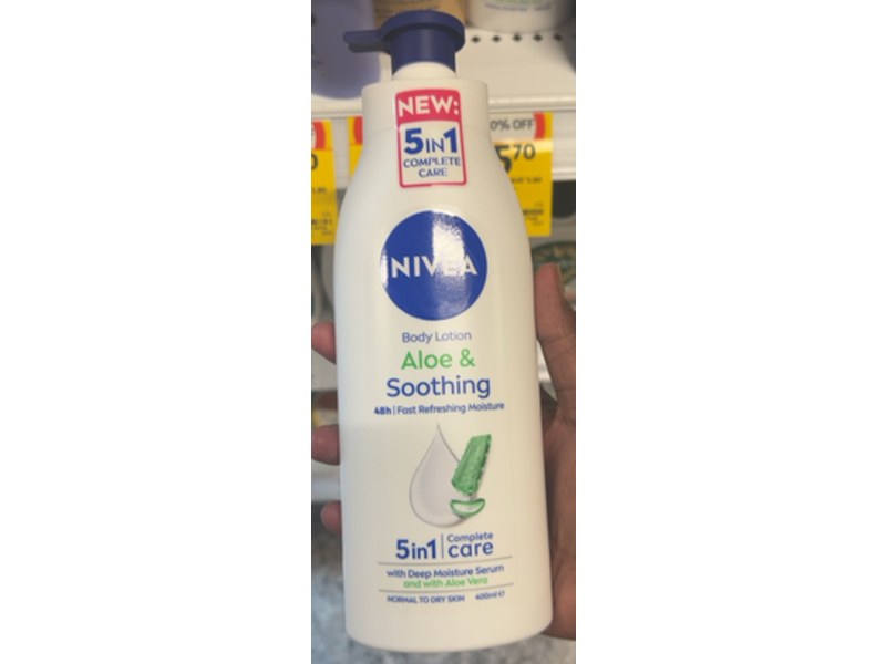 Nivea Aloe & Soothing Body Wash, 400 mL
