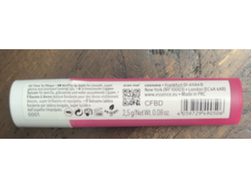 Essence Glossy Butter Balm, Juicy Bomb, 03, 0.08 oz/2.5 g