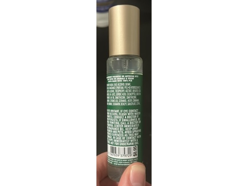 Bath & Body Works Stress Relief Essential Oil Perfume Mist, Eucalyptus + Spearmint, 1 fl oz/29 mL